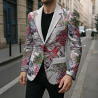 Australia Pink Galah Blazer Rose-breasted Cockatoo Pineapple Seamless Vibes - Aussie Hoodie