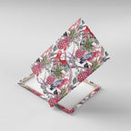 Australia Pink Galah Canvas Wall Art Rose-breasted Cockatoo Pineapple Seamless Vibes - Aussie Hoodie
