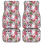Australia Pink Galah Car Mats Rose-breasted Cockatoo Pineapple Seamless Vibes - Aussie Hoodie