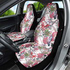 Australia Pink Galah Car Seat Cover Rose-breasted Cockatoo Pineapple Seamless Vibes - Aussie Hoodie