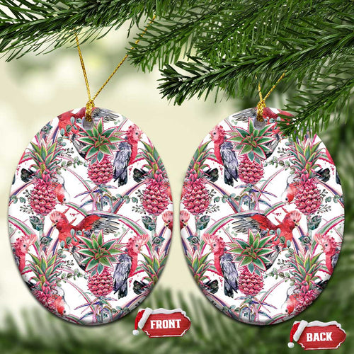 Australia Pink Galah Ceramic Ornament Rose-breasted Cockatoo Pineapple Seamless Vibes - Aussie Hoodie