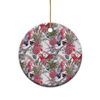 Australia Pink Galah Ceramic Ornament Rose-breasted Cockatoo Pineapple Seamless Vibes - Aussie Hoodie