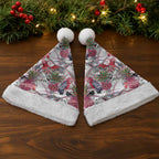 Australia Pink Galah Christmas Santa Hat Rose-breasted Cockatoo Pineapple Seamless Vibes - Aussie Hoodie