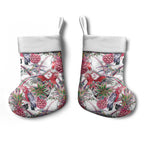 Australia Pink Galah Christmas Stocking Rose-breasted Cockatoo Pineapple Seamless Vibes - Aussie Hoodie