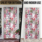 Australia Pink Galah Door Cover Rose-breasted Cockatoo Pineapple Seamless Vibes - Aussie Hoodie