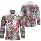 Australia Pink Galah Hockey Jersey Rose-breasted Cockatoo Pineapple Seamless Vibes - Aussie Hoodie