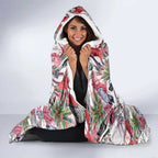 Australia Pink Galah Hooded Blanket Rose-breasted Cockatoo Pineapple Seamless Vibes - Aussie Hoodie