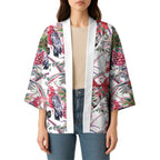 Australia Pink Galah Kimono Rose-breasted Cockatoo Pineapple Seamless Vibes - Aussie Hoodie