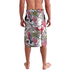 Australia Pink Galah Lavalava Rose-breasted Cockatoo Pineapple Seamless Vibes - Aussie Hoodie