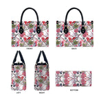 Australia Pink Galah Leather Bag Rose-breasted Cockatoo Pineapple Seamless Vibes - Aussie Hoodie