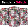 Australia Pink Galah Neck Gaiter Rose-breasted Cockatoo Pineapple Seamless Vibes - Aussie Hoodie