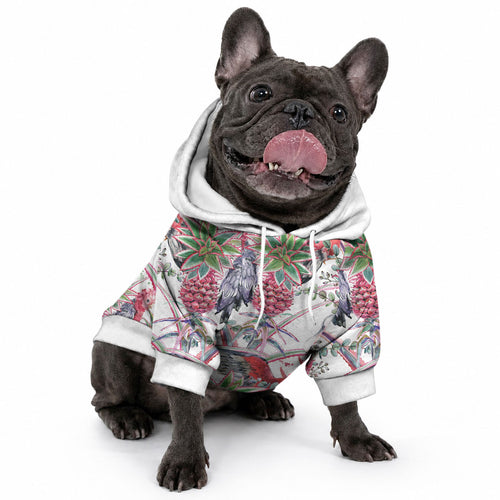 Australia Pink Galah Pet Hoodie Rose-breasted Cockatoo Pineapple Seamless Vibes