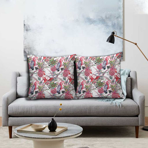Australia Pink Galah Pillow Cover Rose-breasted Cockatoo Pineapple Seamless Vibes - Aussie Hoodie