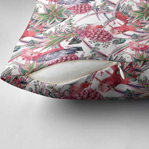 Australia Pink Galah Pillow Cover Rose-breasted Cockatoo Pineapple Seamless Vibes - Aussie Hoodie