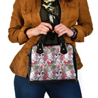 Australia Pink Galah Shoulder Handbag Rose-breasted Cockatoo Pineapple Seamless Vibes - Aussie Hoodie