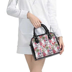 Australia Pink Galah Shoulder Handbag Rose-breasted Cockatoo Pineapple Seamless Vibes - Aussie Hoodie