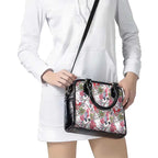 Australia Pink Galah Shoulder Handbag Rose-breasted Cockatoo Pineapple Seamless Vibes - Aussie Hoodie