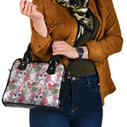 Australia Pink Galah Shoulder Handbag Rose-breasted Cockatoo Pineapple Seamless Vibes - Aussie Hoodie