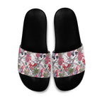 Australia Pink Galah Slide Sandals Rose-breasted Cockatoo Pineapple Seamless Vibes - Aussie Hoodie