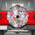 Australia Pink Galah Spare Tire Cover Rose-breasted Cockatoo Pineapple Seamless Vibes - Aussie Hoodie