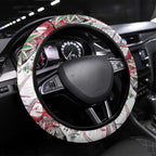 Australia Pink Galah Steering Wheel Cover Rose-breasted Cockatoo Pineapple Seamless Vibes - Aussie Hoodie