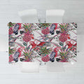 Australia Pink Galah Tablecloth Rose-breasted Cockatoo Pineapple Seamless Vibes - Aussie Hoodie