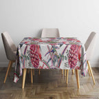 Australia Pink Galah Tablecloth Rose-breasted Cockatoo Pineapple Seamless Vibes - Aussie Hoodie