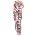 Australia Pink Galah Tank Maxi Dress Rose-breasted Cockatoo Pineapple Seamless Vibes - Aussie Hoodie