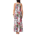Australia Pink Galah Tank Maxi Dress Rose-breasted Cockatoo Pineapple Seamless Vibes - Aussie Hoodie