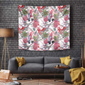 Australia Pink Galah Tapestry Rose-breasted Cockatoo Pineapple Seamless Vibes - Aussie Hoodie
