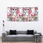 Australia Pink Galah Tapestry Rose-breasted Cockatoo Pineapple Seamless Vibes - Aussie Hoodie