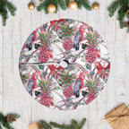 Australia Pink Galah Tree Skirt Rose-breasted Cockatoo Pineapple Seamless Vibes - Aussie Hoodie