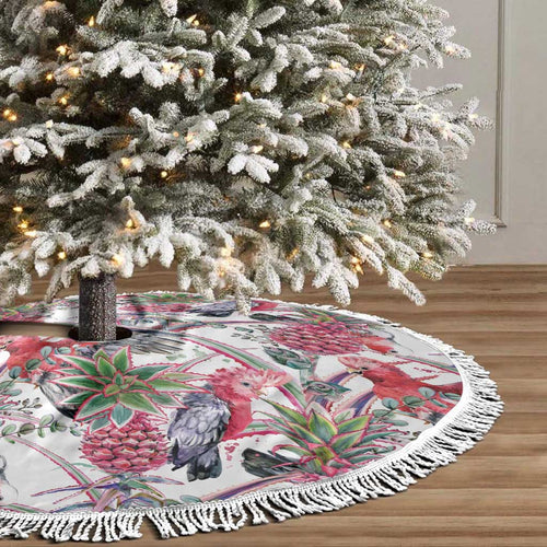 Australia Pink Galah Tree Skirt Rose-breasted Cockatoo Pineapple Seamless Vibes - Aussie Hoodie