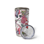 Australia Pink Galah Tumbler Cup Rose-breasted Cockatoo Pineapple Seamless Vibes - Aussie Hoodie