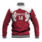 Custom England Rugby 2025 Baseball Jacket Go Champions Red Rose