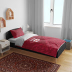 Custom England Rugby 2025 Bedding Set Go Champions Red Rose
