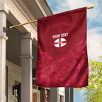 Custom England Rugby 2025 Garden Flag Go Champions Red Rose