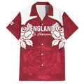 Custom England Rugby 2025 Hawaiian Shirt Go Champions Red Rose