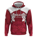 Custom England Rugby 2025 Hoodie Go Champions Red Rose