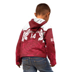 Custom England Rugby 2025 Kid Hoodie Go Champions Red Rose