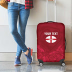 Custom England Rugby 2025 Luggage Cover Go Champions Red Rose