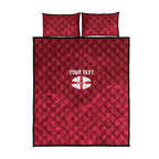 Custom England Rugby 2025 Quilt Bed Set Go Champions Red Rose