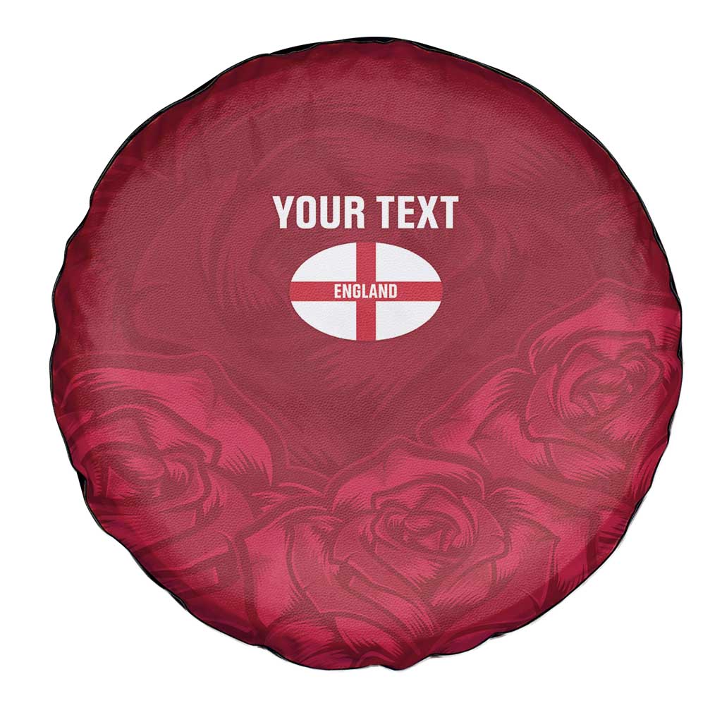 Custom England Rugby 2025 Spare Tire Cover Go Champions Red Rose