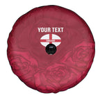 Custom England Rugby 2025 Spare Tire Cover Go Champions Red Rose