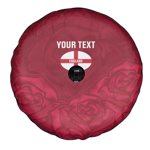 Custom England Rugby 2025 Spare Tire Cover Go Champions Red Rose