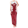 Custom England Rugby 2025 Tank Maxi Dress Go Champions Red Rose