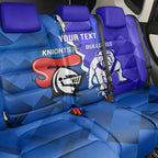 Custom Bulldogs And Knights Rugby 2025 Back Car Seat Cover Dynamic Style