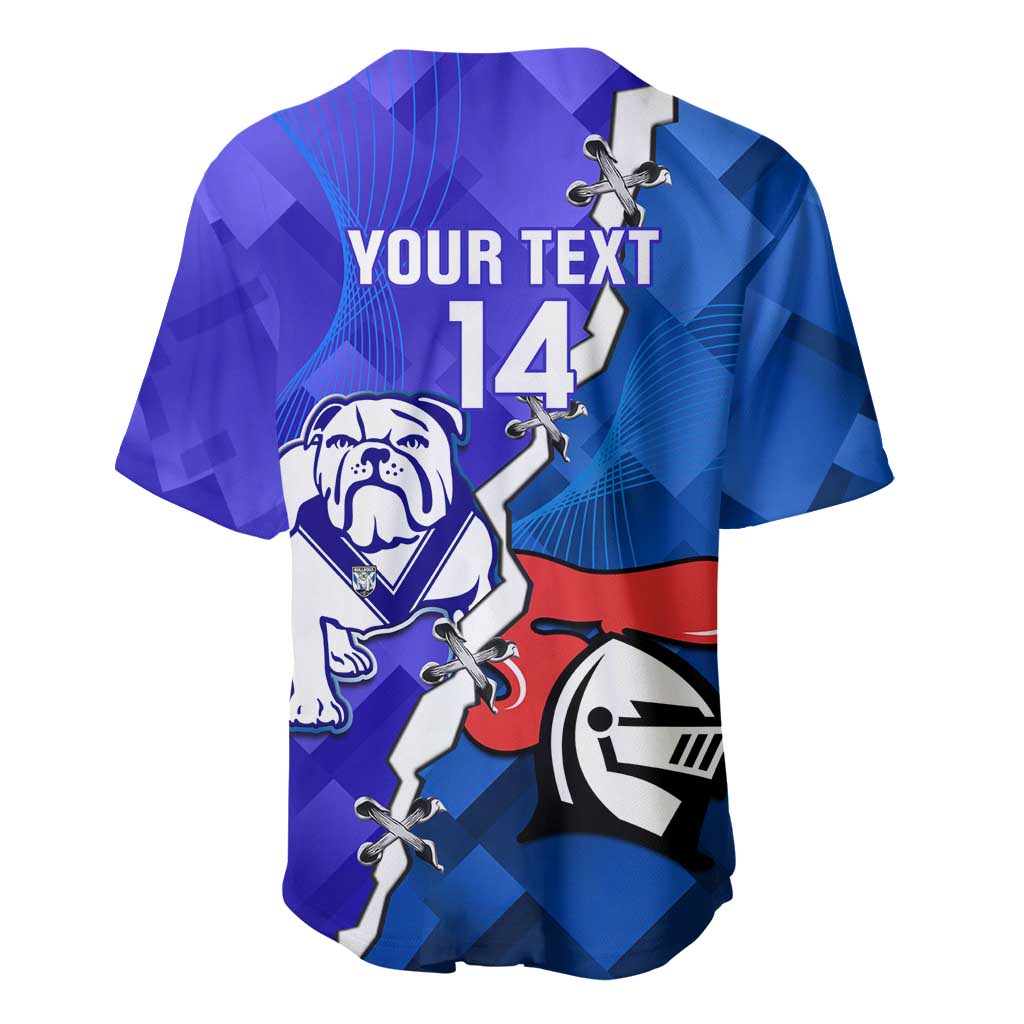 Custom Bulldogs And Knights Rugby 2025 Baseball Jersey Dynamic Style