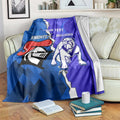 Custom Bulldogs And Knights Rugby 2025 Blanket Dynamic Style