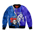 Custom Bulldogs And Knights Rugby 2025 Bomber Jacket Dynamic Style